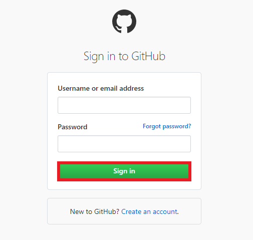 Passo 3 do cadastro no GitHub